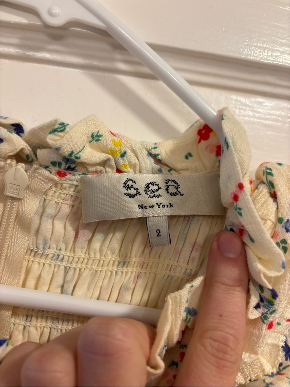 Sea New York Cream Floral Maxi Dress - Picture 3 of 6